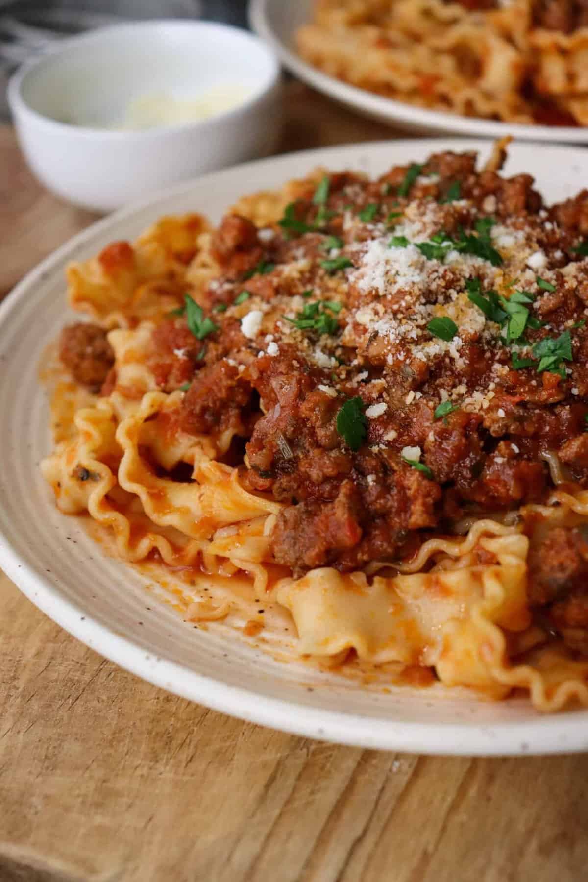 18. Meaty Marinara Pasta_