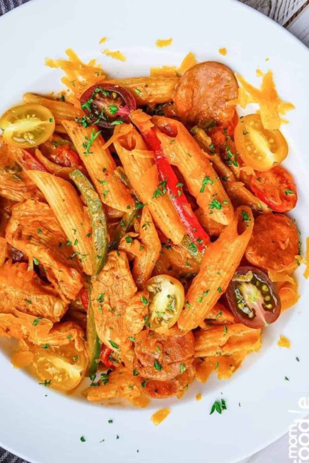 19. Spicy Cajun Chicken Pasta With Sausage_