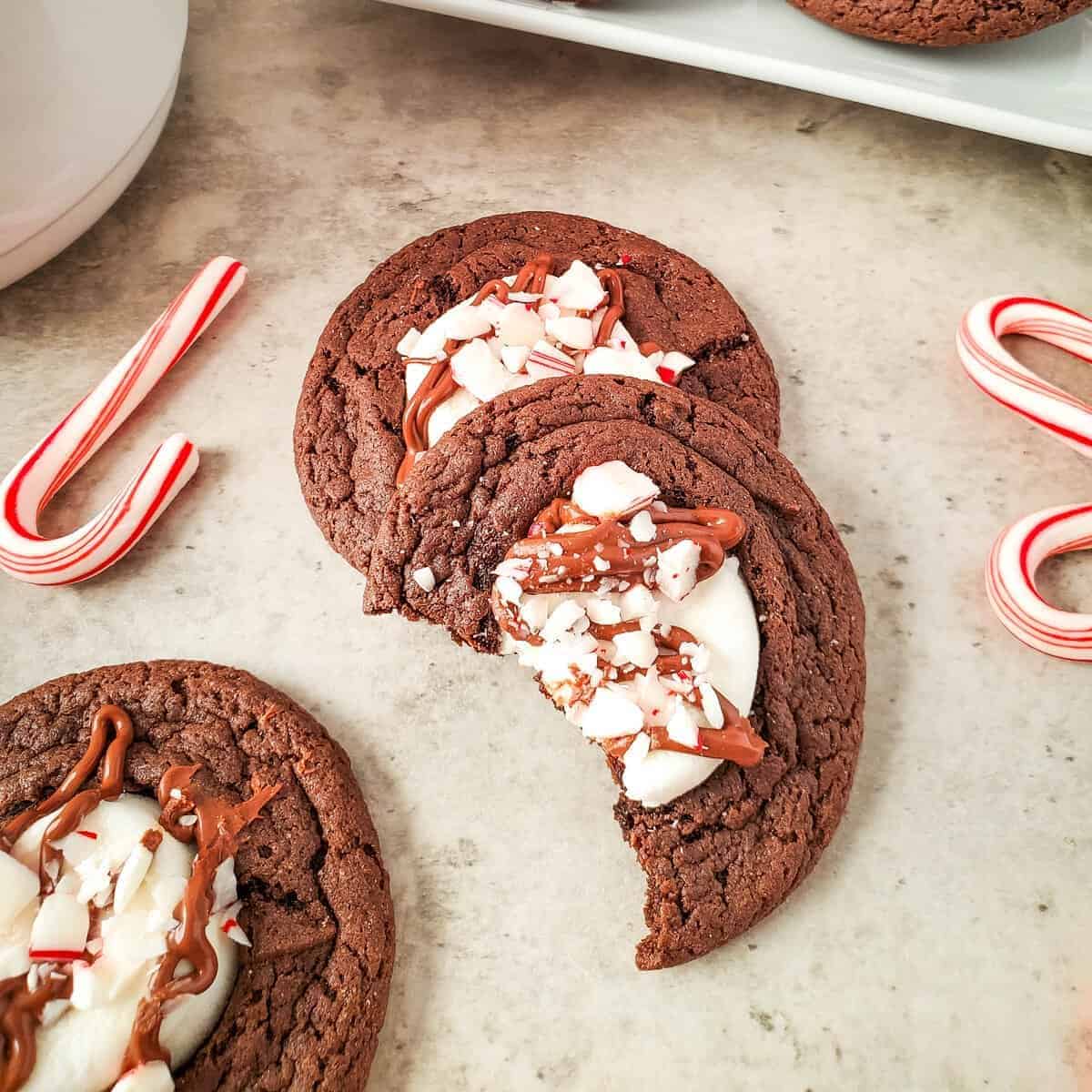 Hot Cocoa Candy Cane Cake Mix Cookies Set 5 3