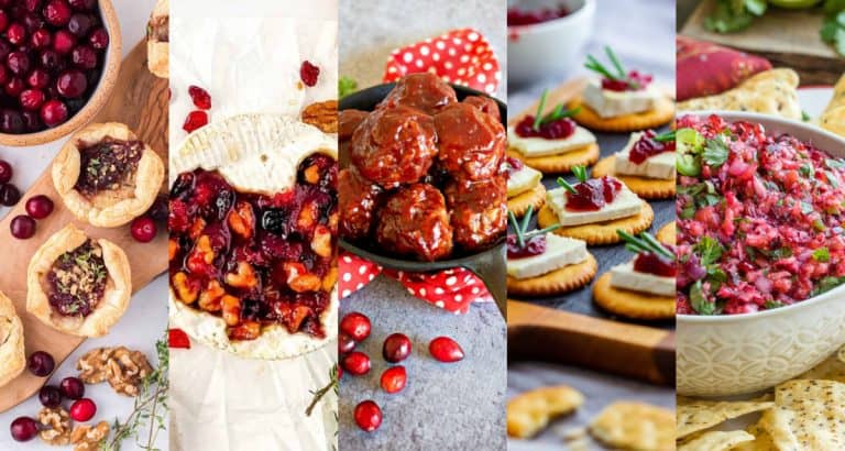 17 Cranberry Appetizers for the Holidays