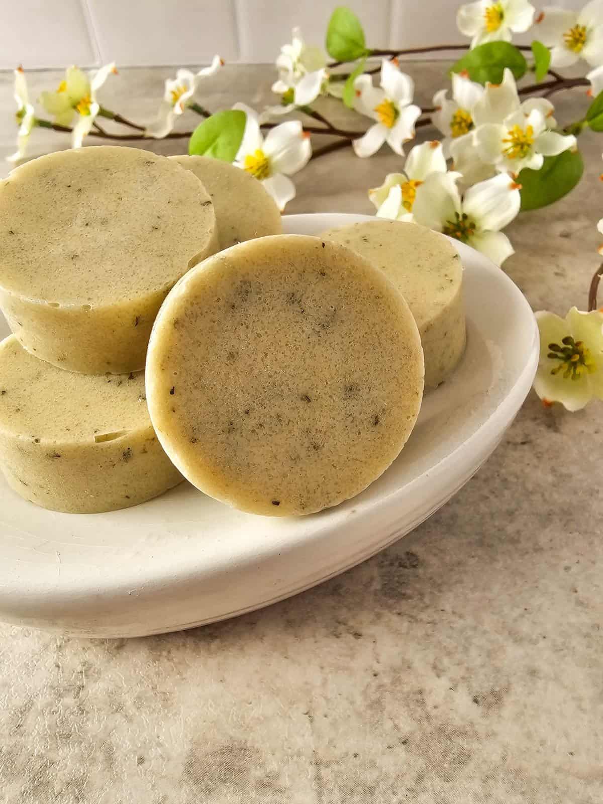 Green Tea Sugar Scrub Bars Set 1 2