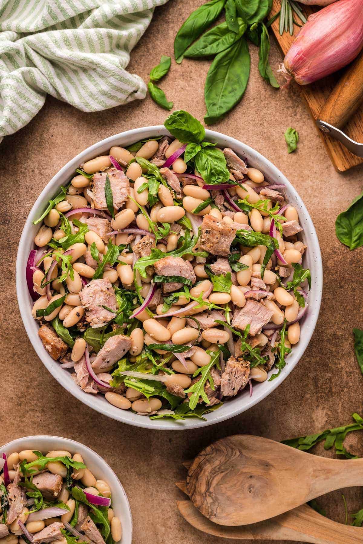12. Italian Tuna White Bean Salad