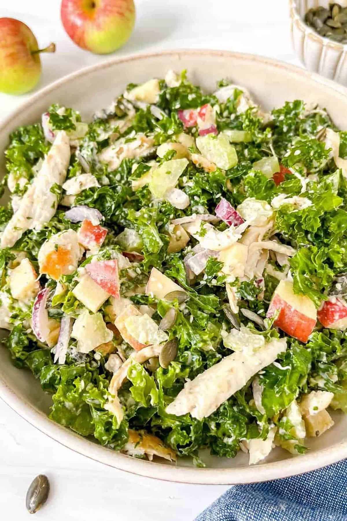8. Chicken Kale Salad