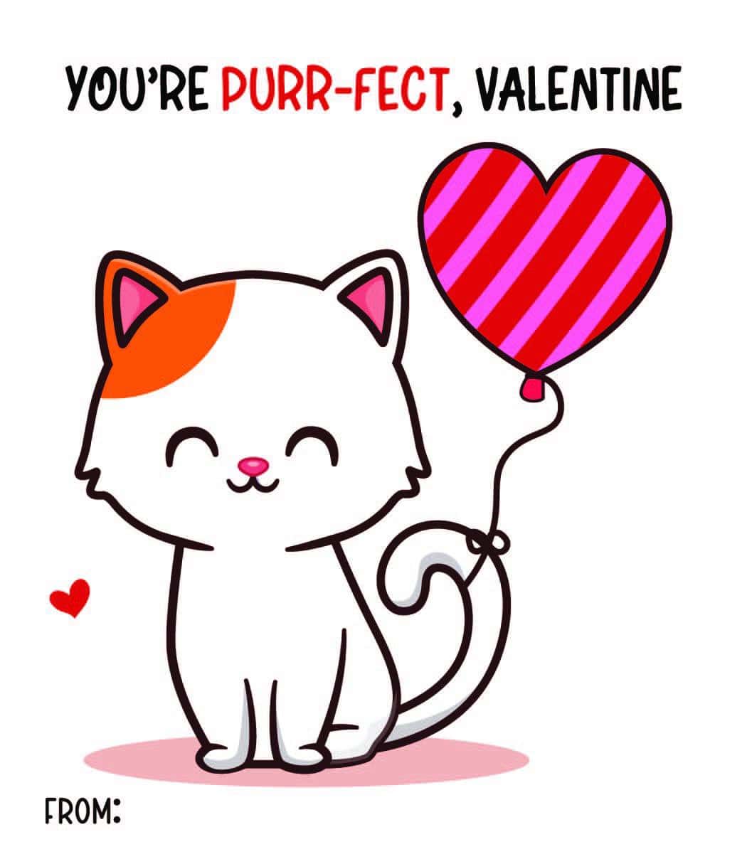 Cat Valentine Cards 02