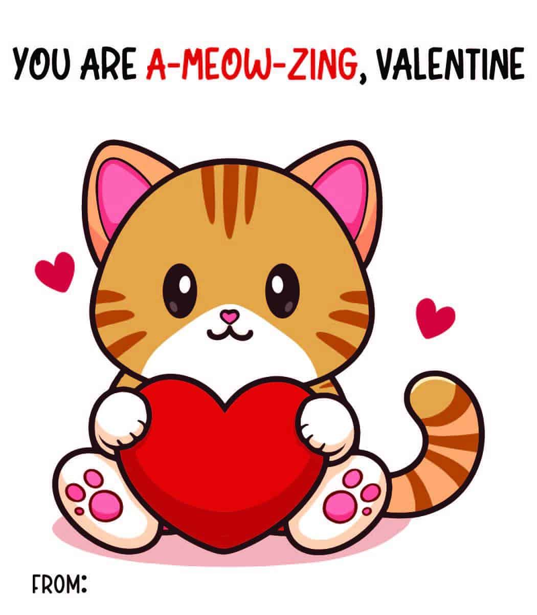 Cat Valentine Cards 05