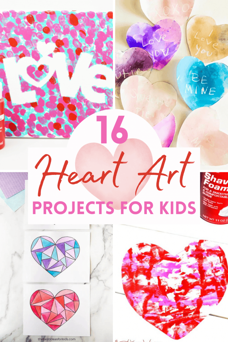 16 Creative Heart Art Projects for Kids