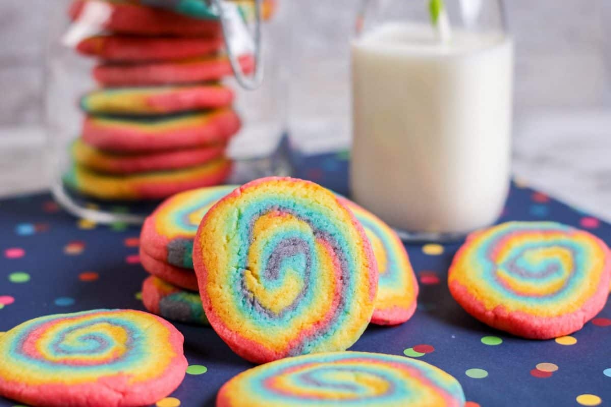 Rainbow Swirl Cookies 3