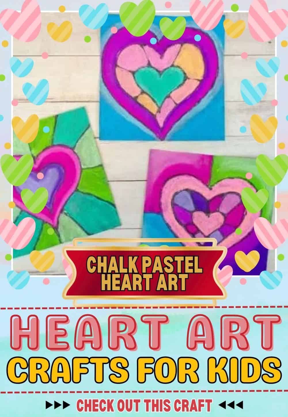 chalk pastel heart