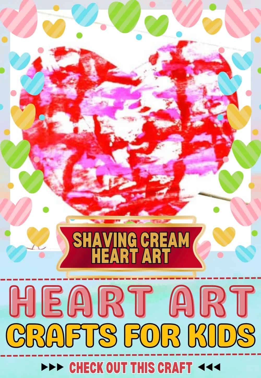 shaving cream heart