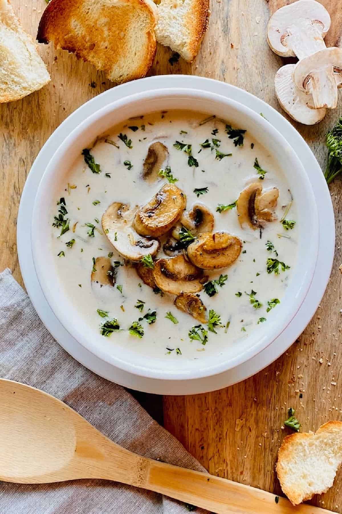 27. Healthy Mushroom Soup _
