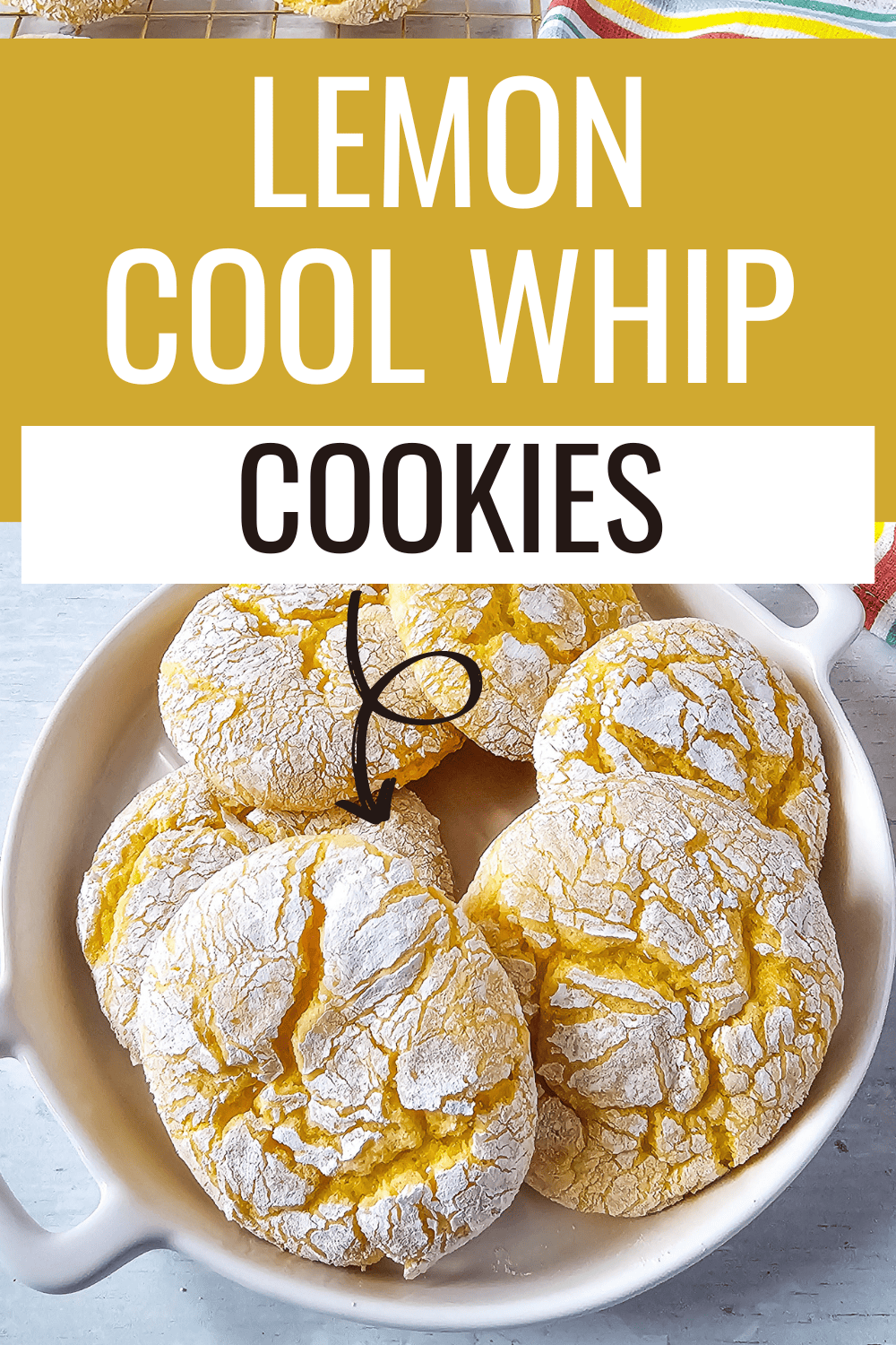 Lemon Wip Lemon Cool Whip Cookies - A Crazy Family