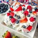 Berry Red White and Blue Cheesecake Salad set 5 2