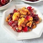 Cherry Blueberry Dump Cake Set 5 6