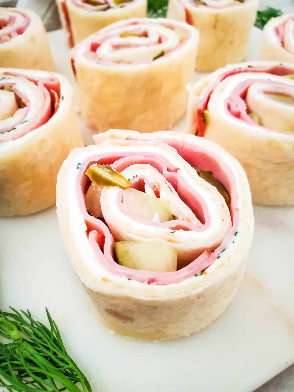 Ham and Pickle Pinwheels Set 4 3