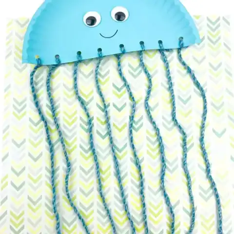 Jellyfish Paper Plate Craft