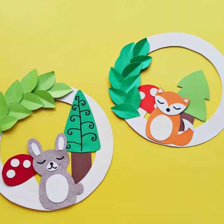 woodland animals craft Wreath Set Three 1.jpg