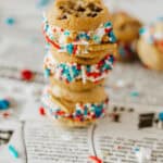 stack of patriotic sandwich cookies