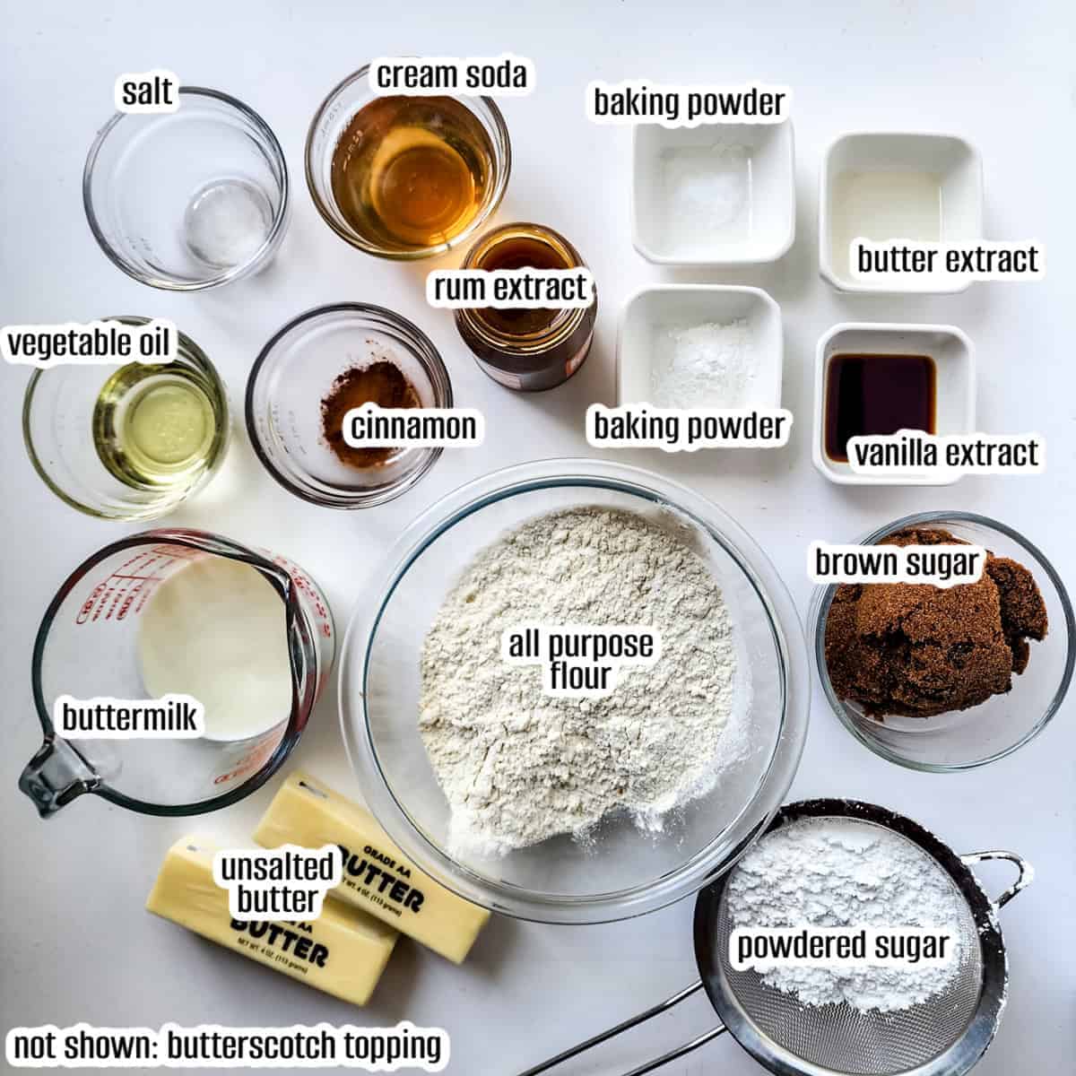 butterbeer cupcake ingredients