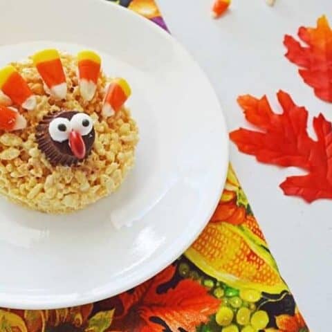 Rice Krispies Treats Turkey for Thanksgiving 768&times;512