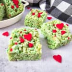 Grinch Krispies Treats 15