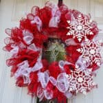 Mesh Christmas Wreath 10