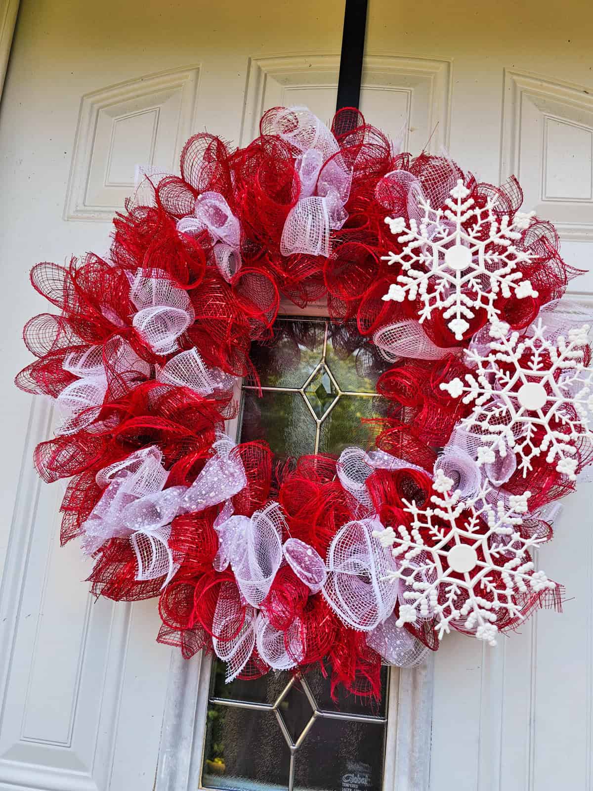 Mesh Christmas Wreath 10