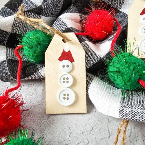 Button Snowman Ornaments (3)