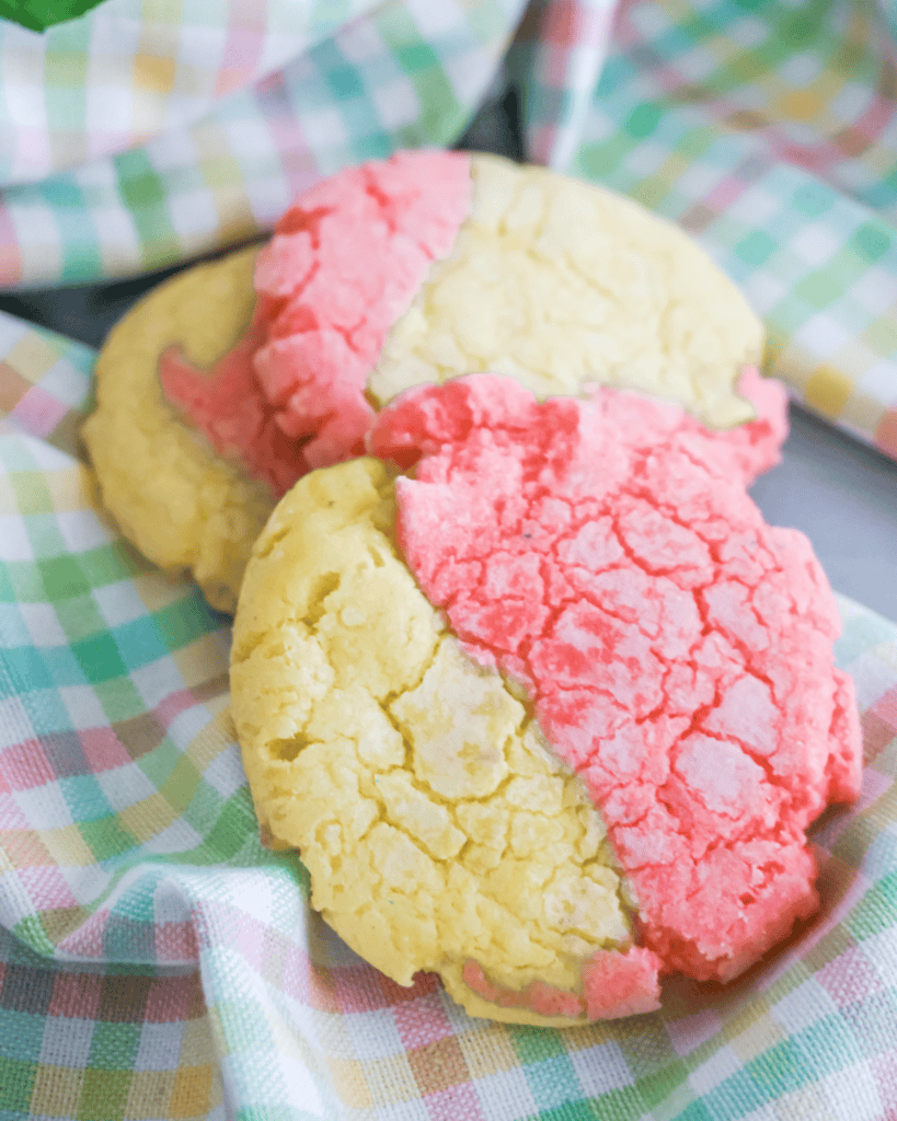 Lemon Strawberry Crinkle Cookies HERO 819×1024