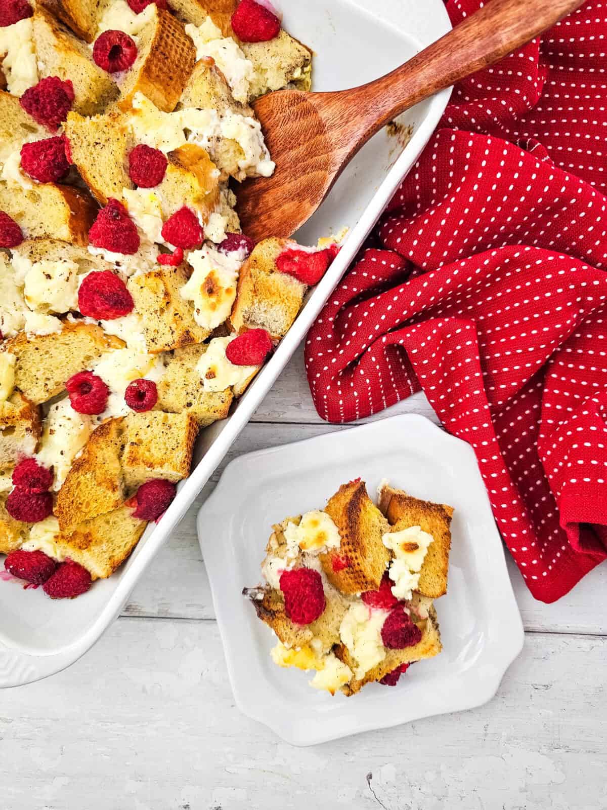 Raspberry Cheesecake French Toast Casserole set 2 – 1