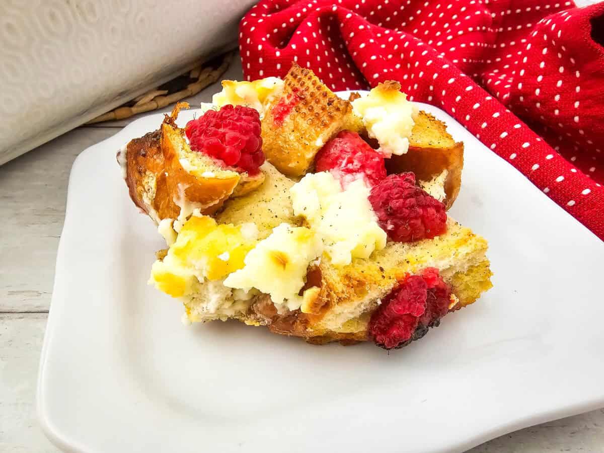 Raspberry Cheesecake French Toast Casserole set 2 – 5