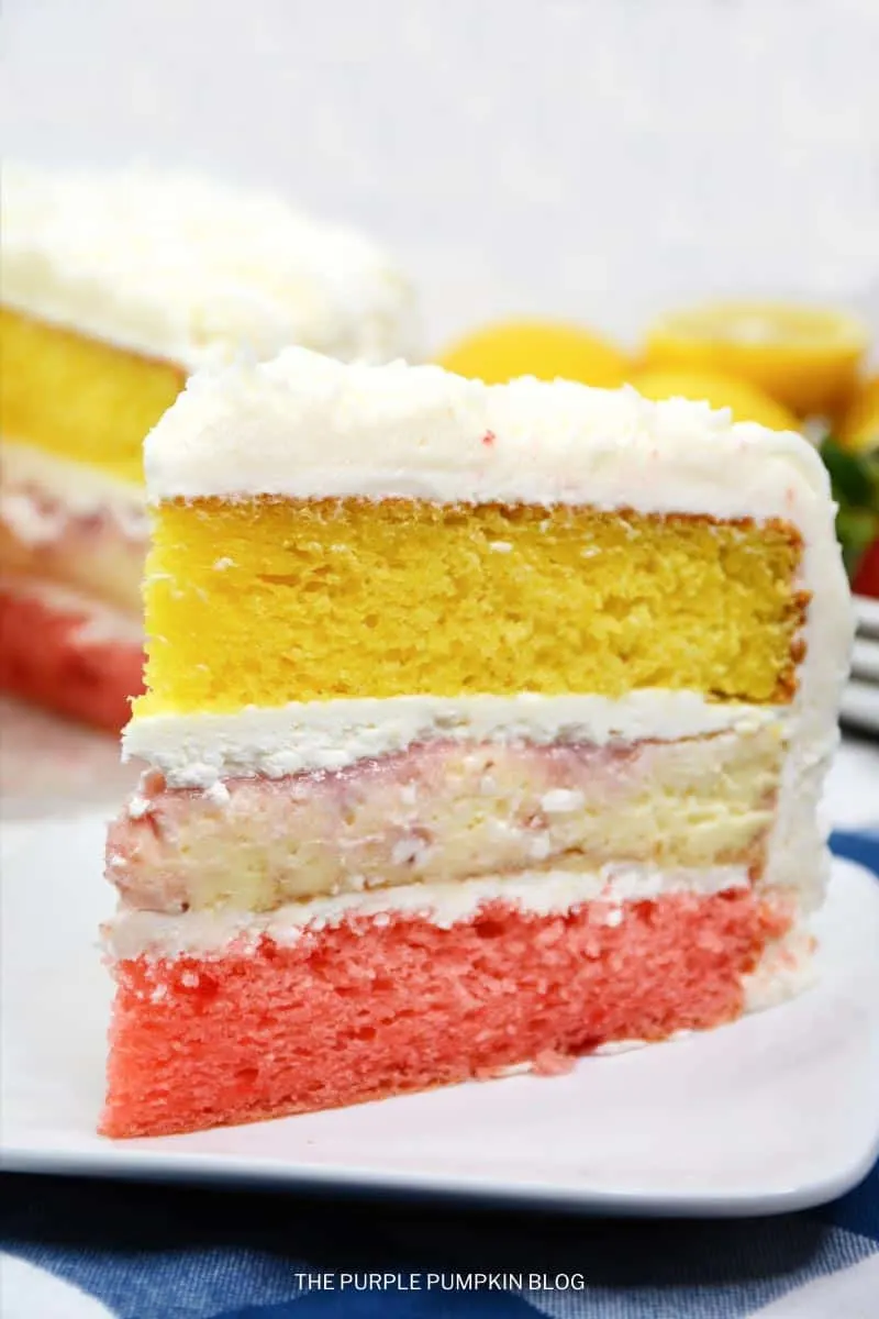 Summer Layer Cake with Strawberry Lemon