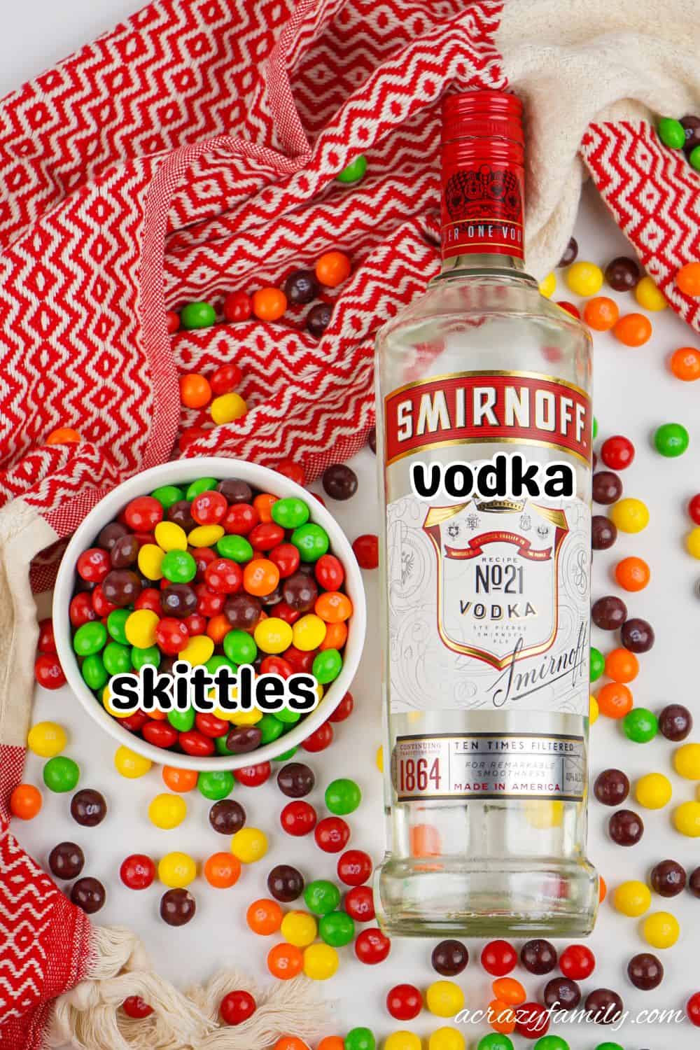 ingredients skittles vodka