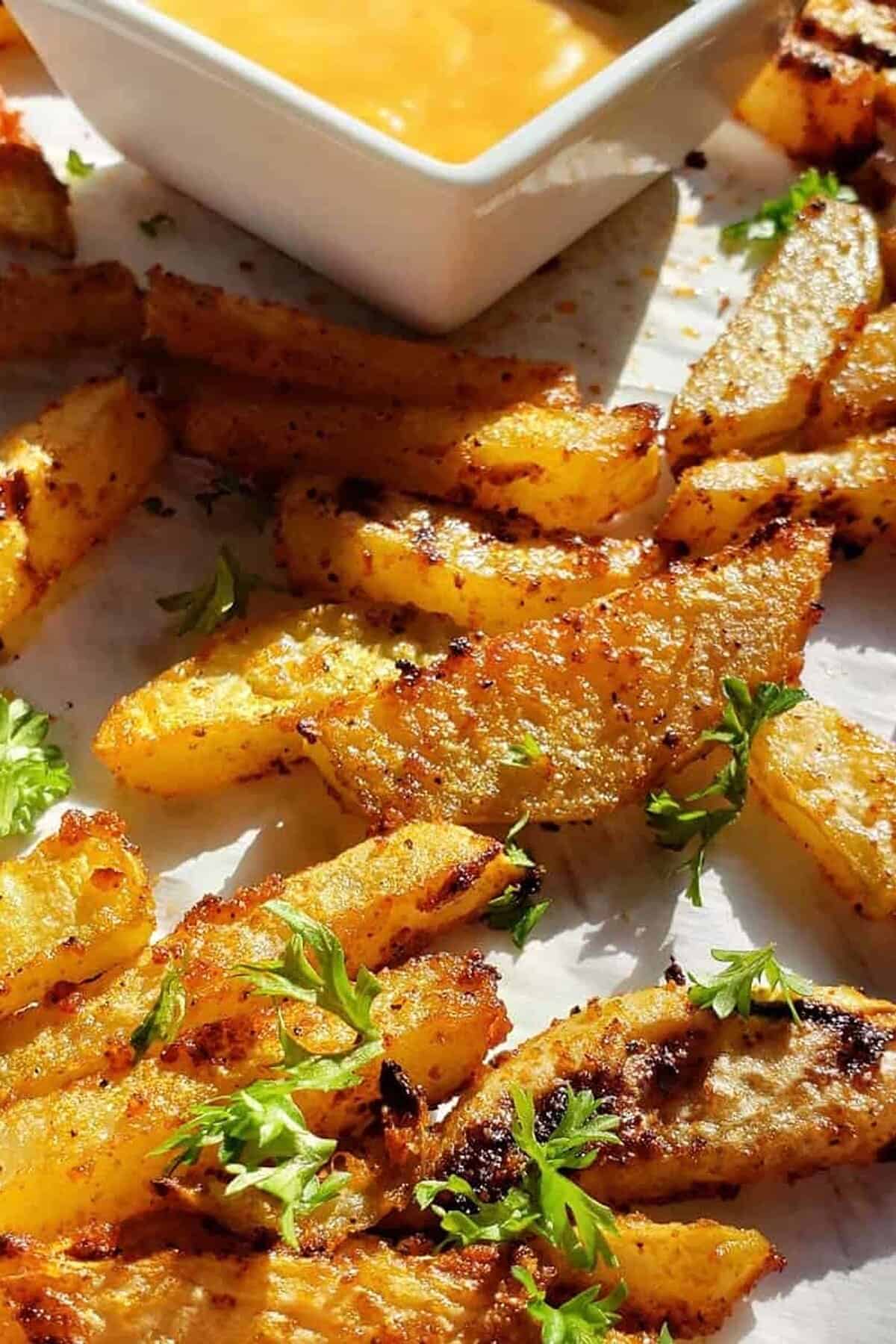 17. Baked Kohlrabi Fries _
