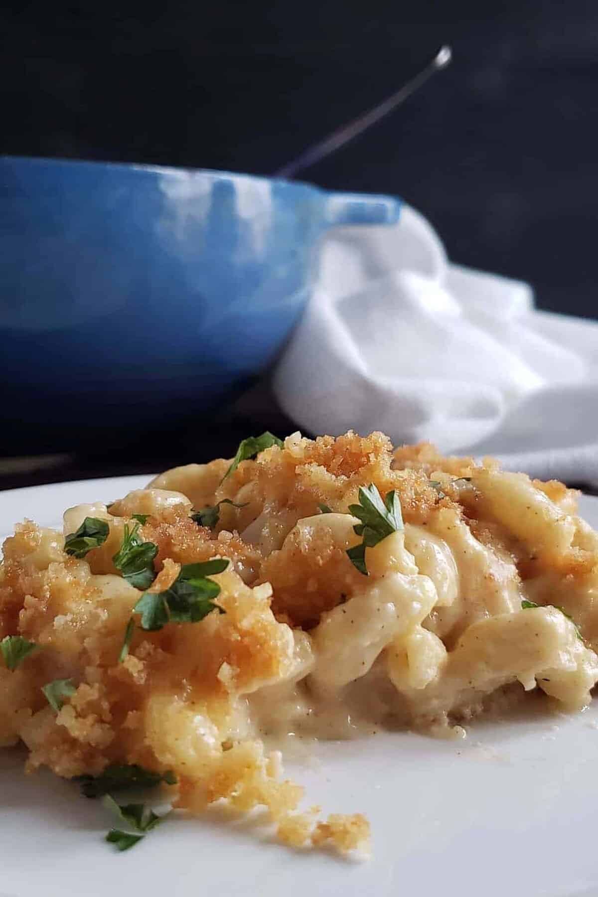 24. Baked Provel Macaroni & Cheese