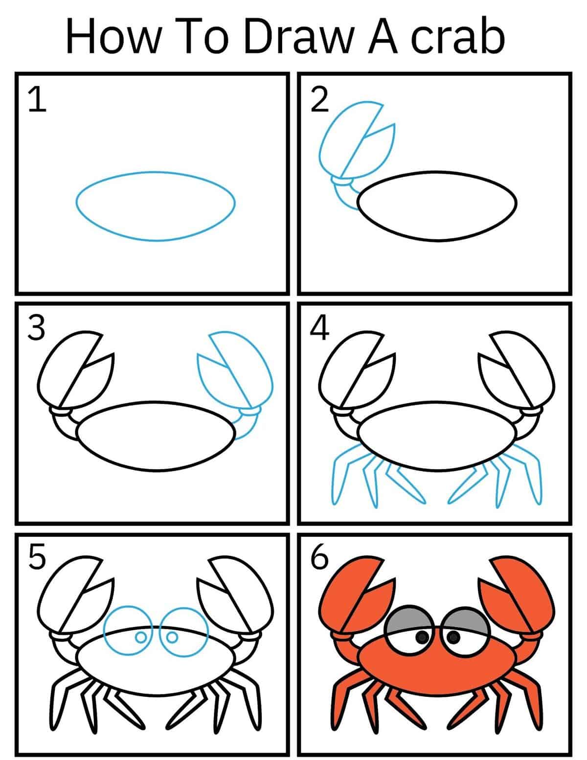 How to draw a crab (1)