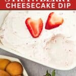 strawberry cheesecake dip
