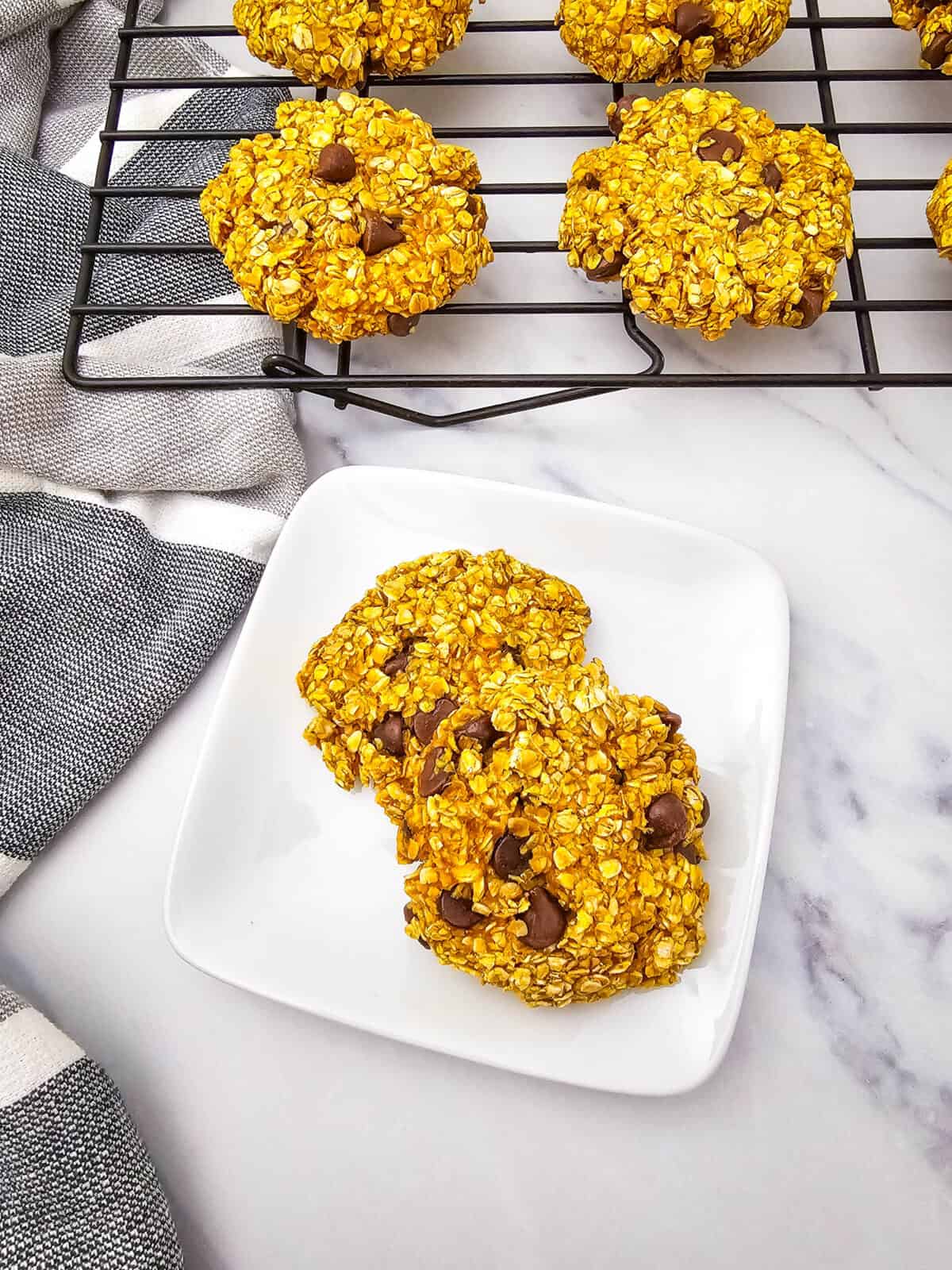 Pumpkin Oatmeal Cookies set 1 – 2