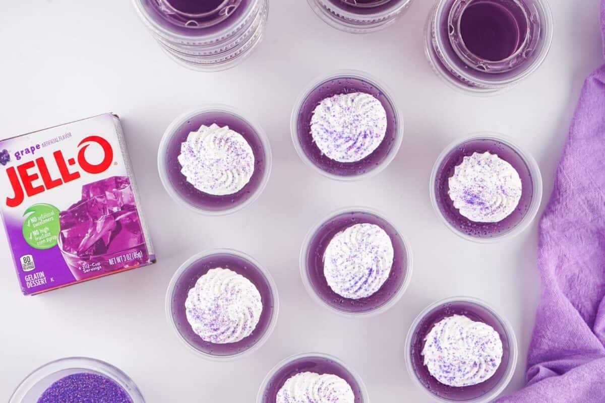 Purple Hooter Jello Shots