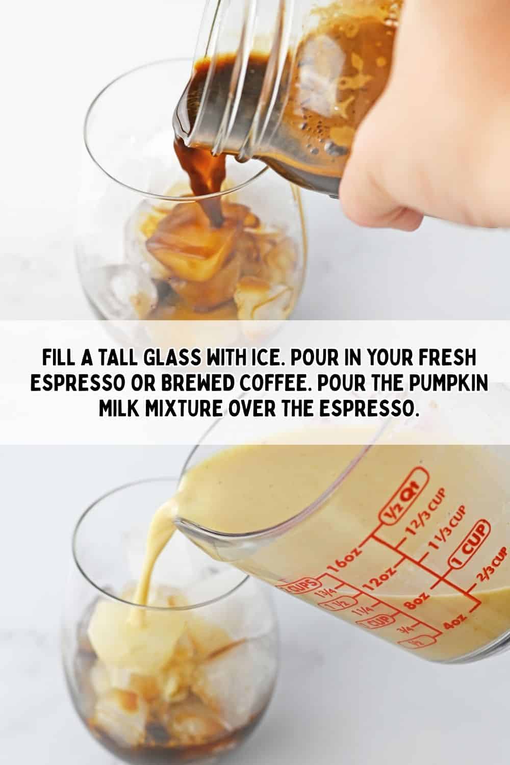 process 2 Iced Pumpkin Spice Latte