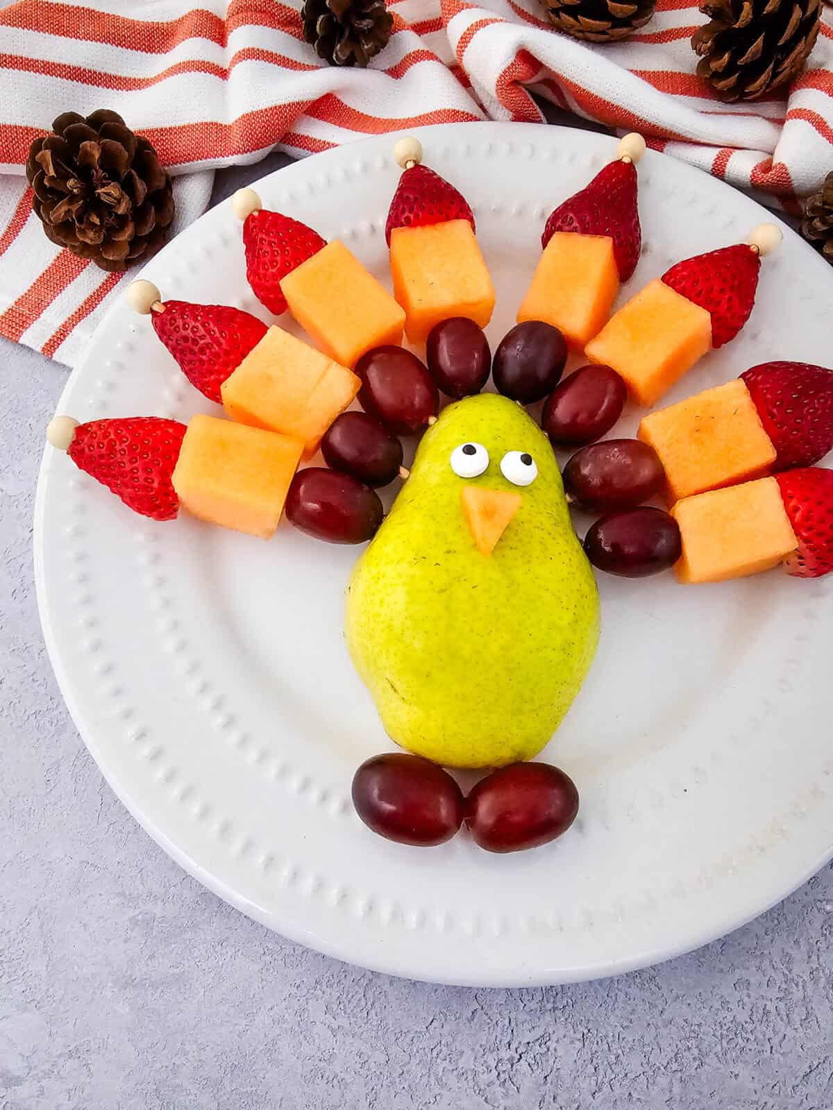 Turkey Fruit Skewers Platter set 3 &ndash; 3