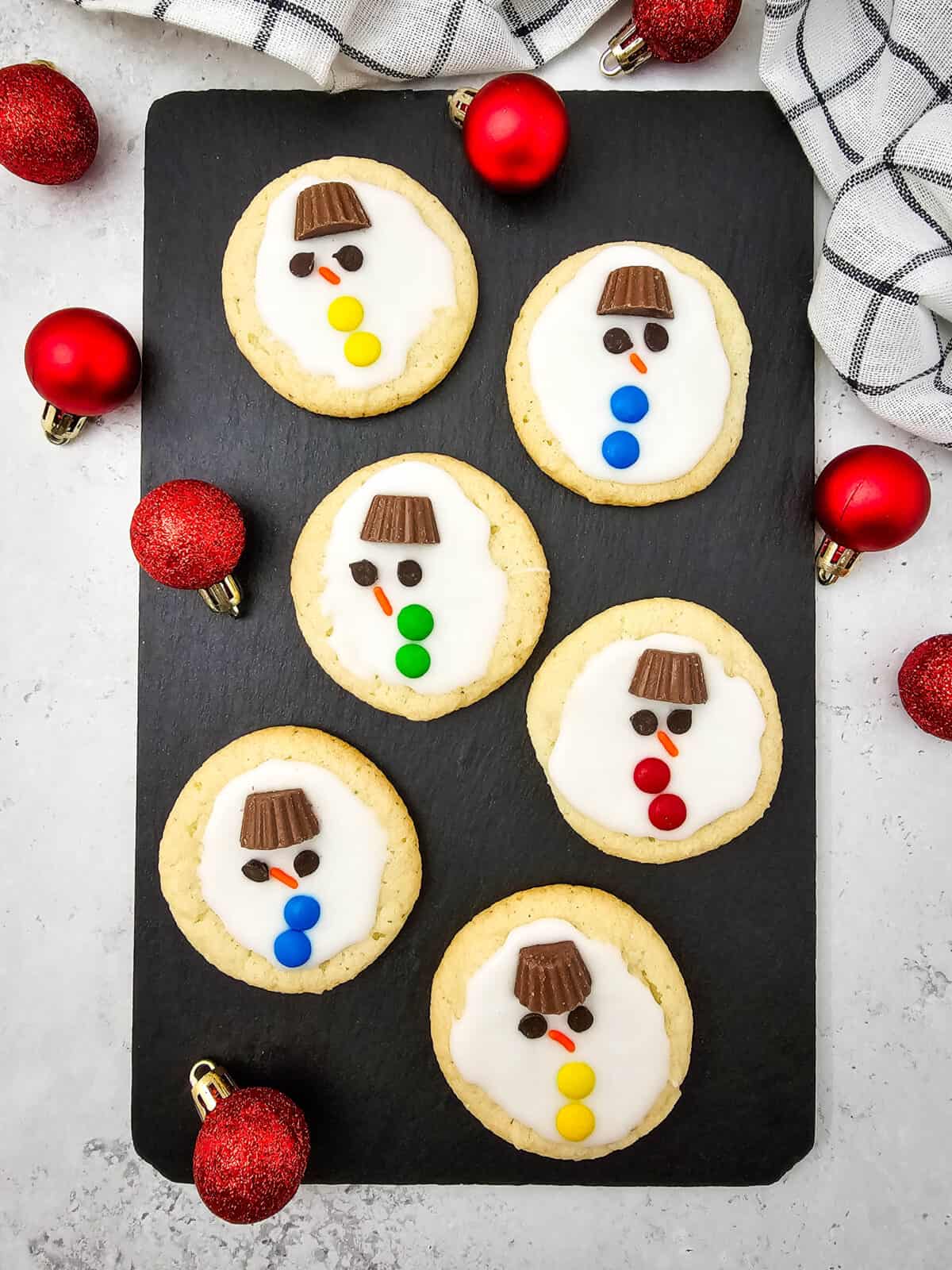 Melted Snowman Sugar Cookies set 4 – 1