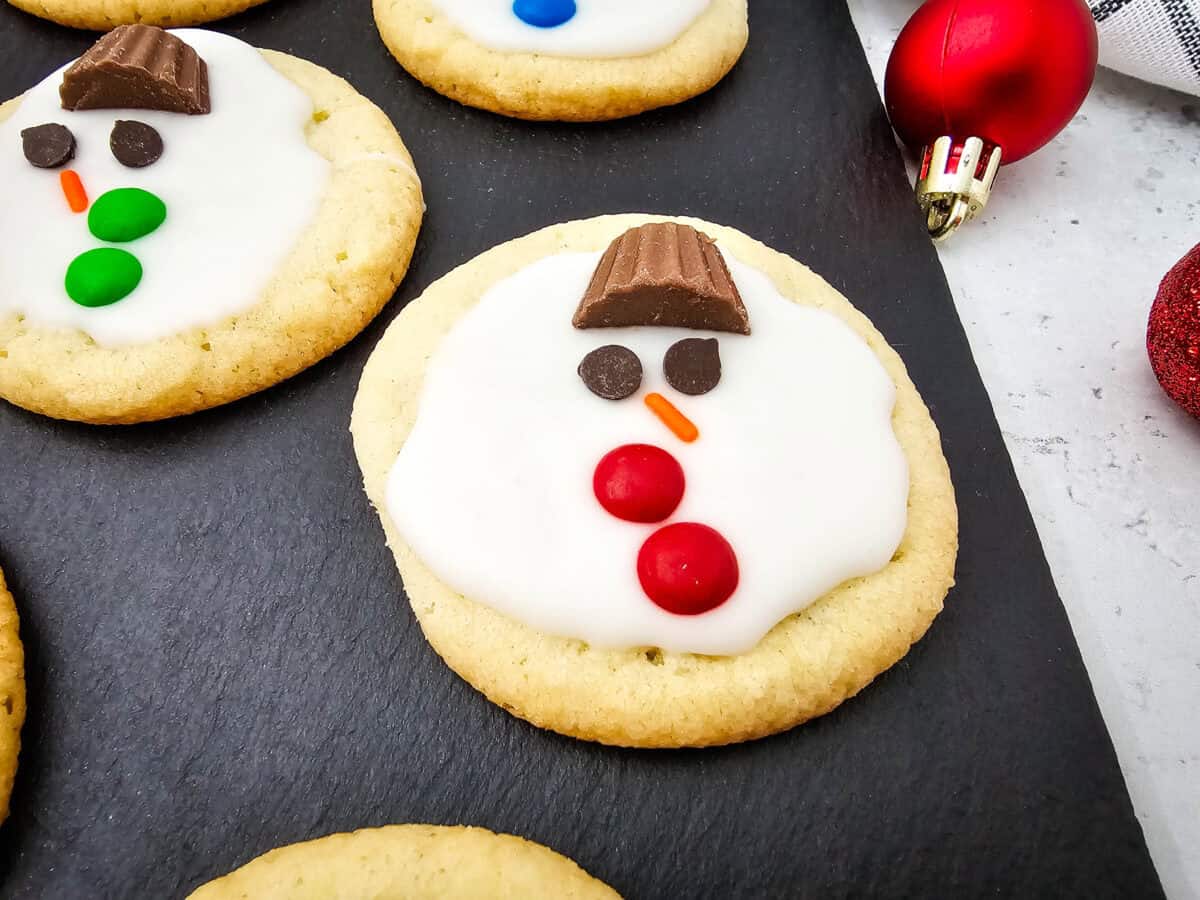Melted Snowman Sugar Cookies set 4 – 4