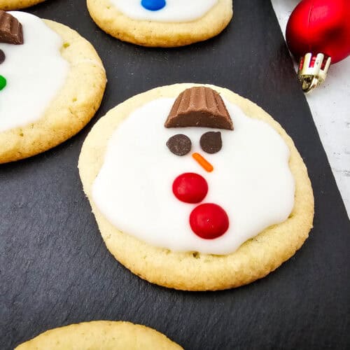 Melted Snowman Sugar Cookies set 4 – 4