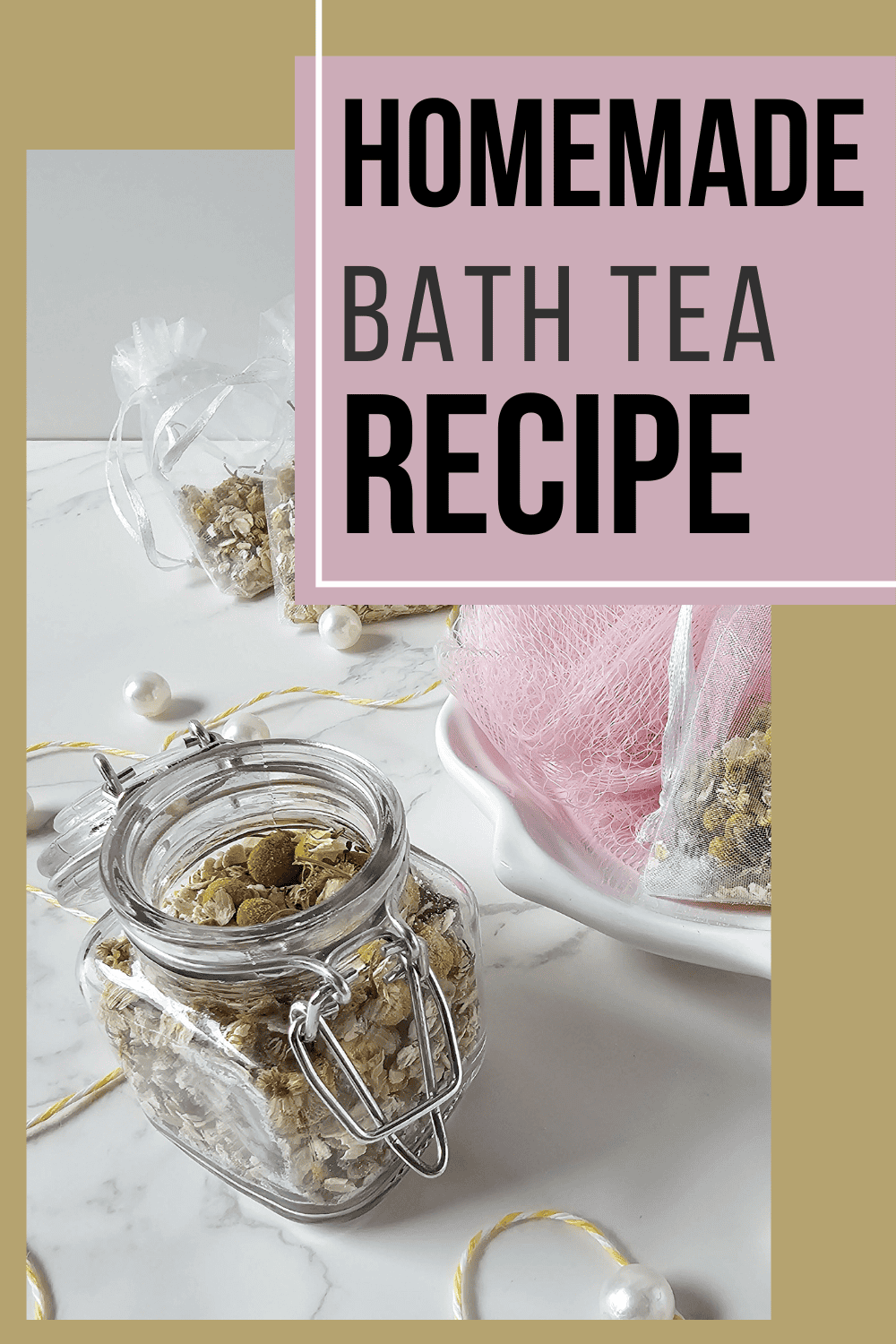 Oatmeal and Chamomile Bath Tea pin (3)