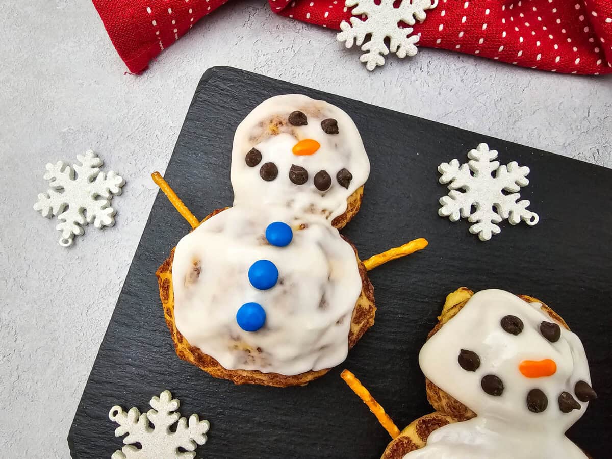 Snowman Cinnamon Rolls set 2 – 5