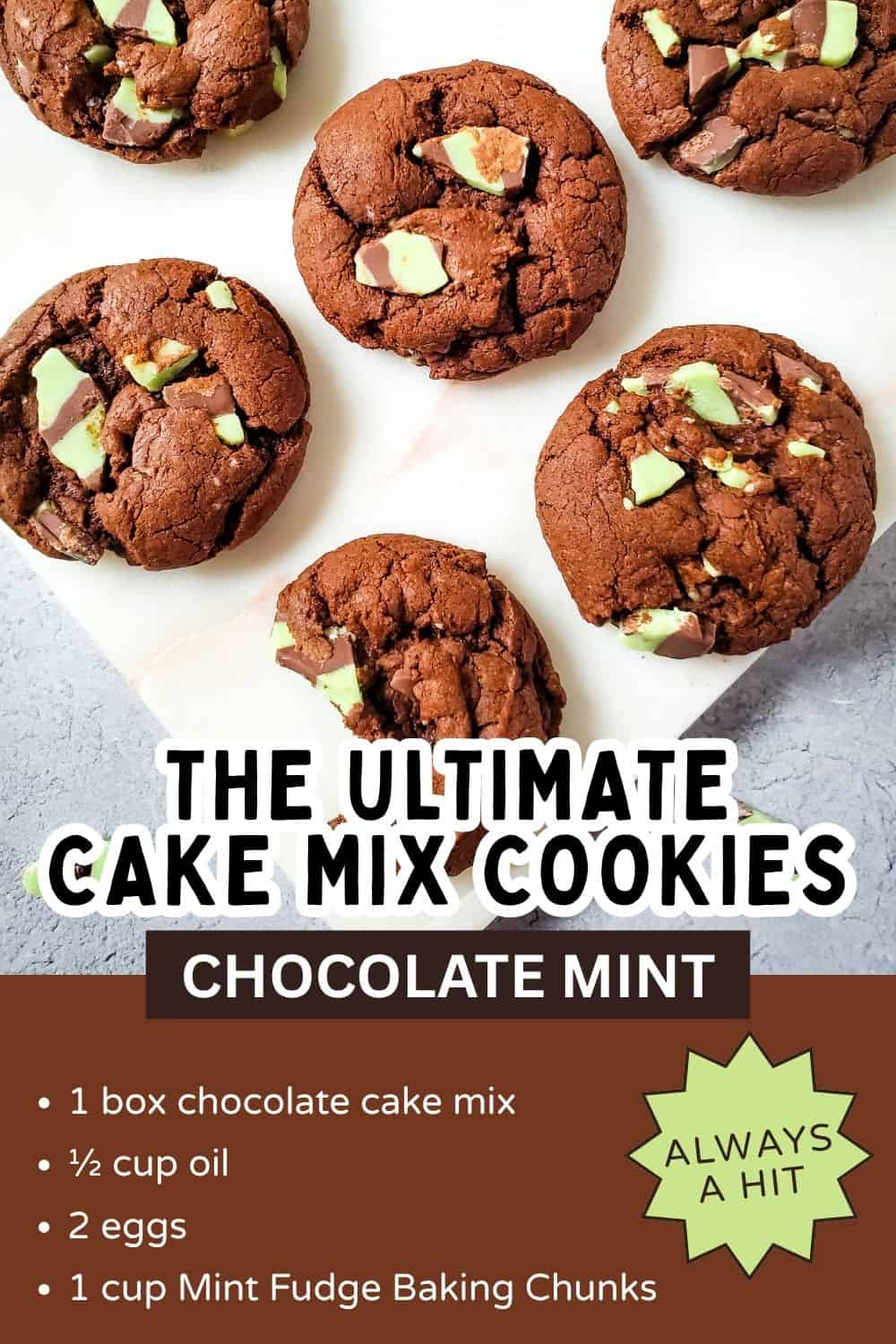 chocolate mint cookies