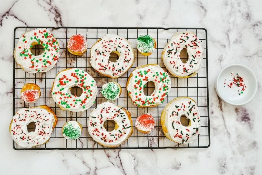 christmas donuts process 4