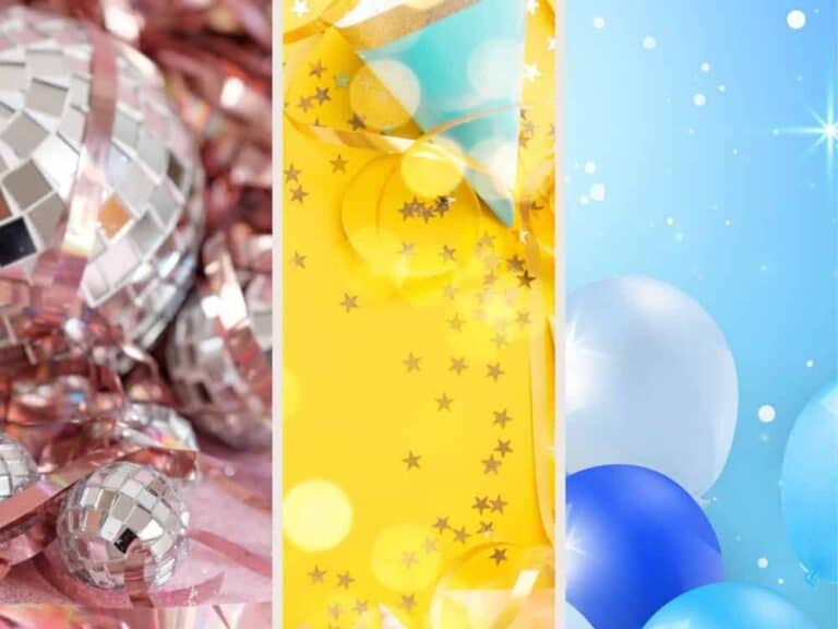 color party ideas adult parties