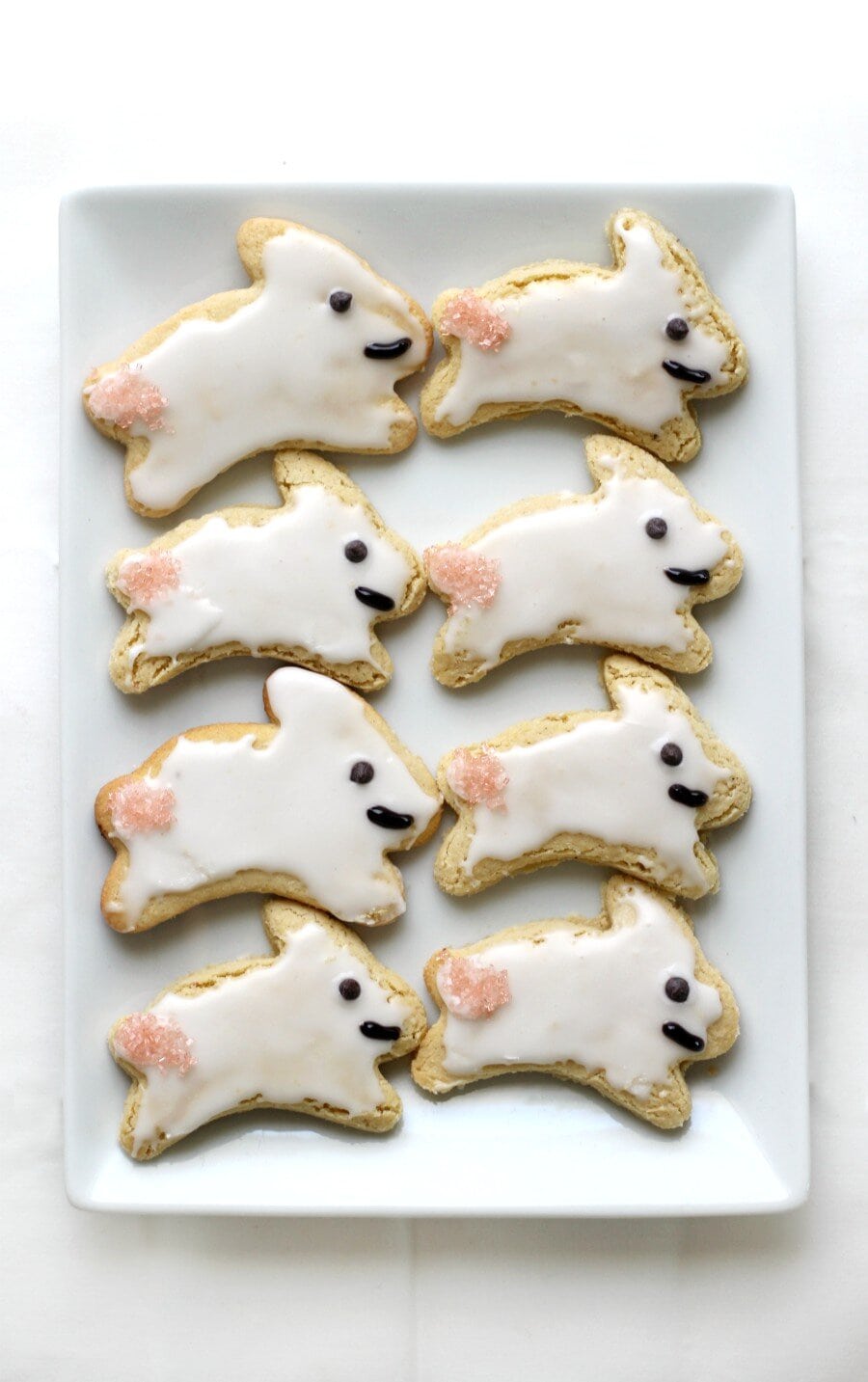 Easter Bunny Cut Out Sugar Cookies 4