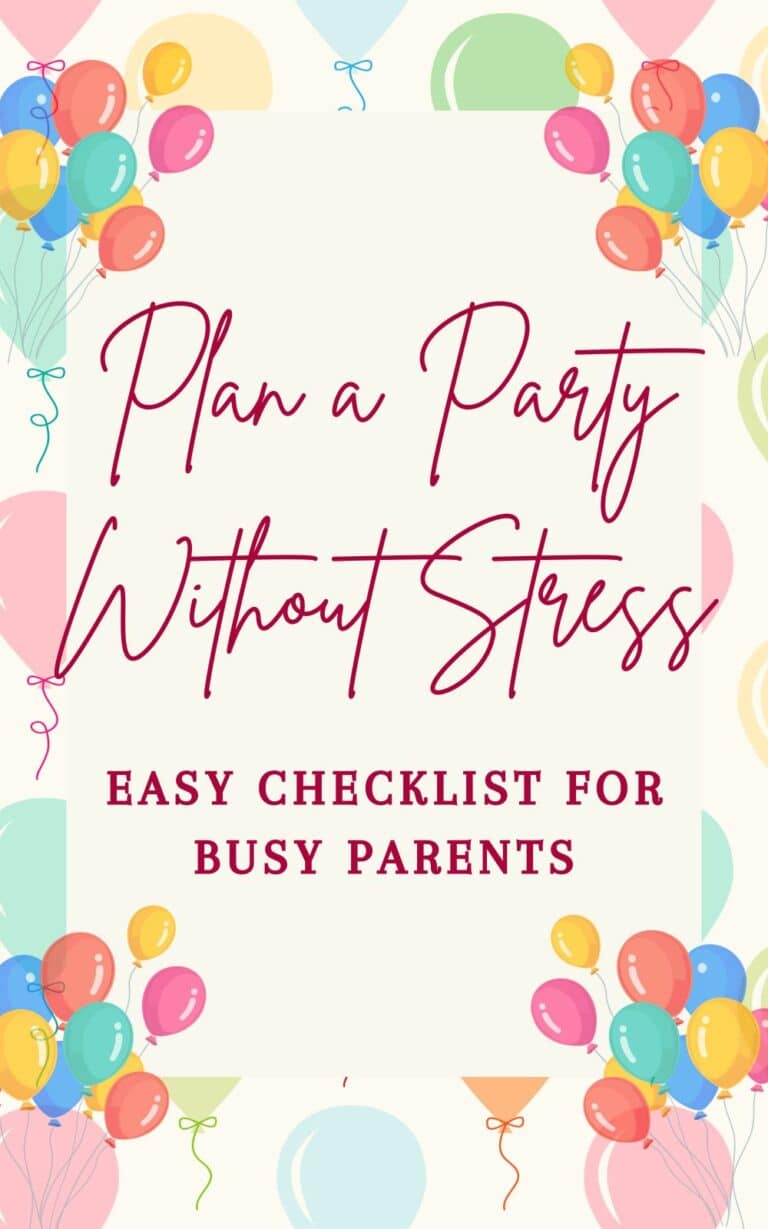 PLAN A PARTY WITHOUT STRESS